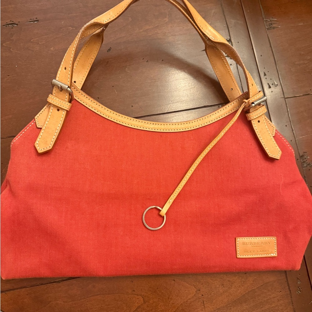 Burberry Blue Label Canvas Tote Bag